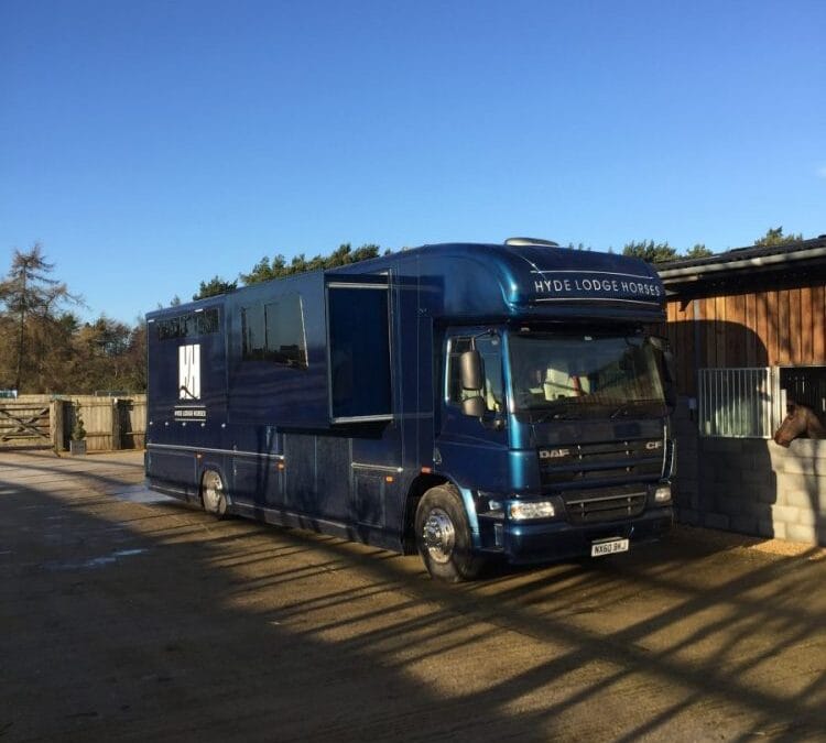 New Wheels at Hyde Lodge Horses
